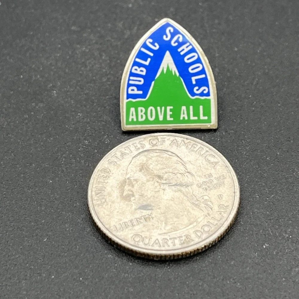 Public‎ Schools Above All Lapel Hat Pin